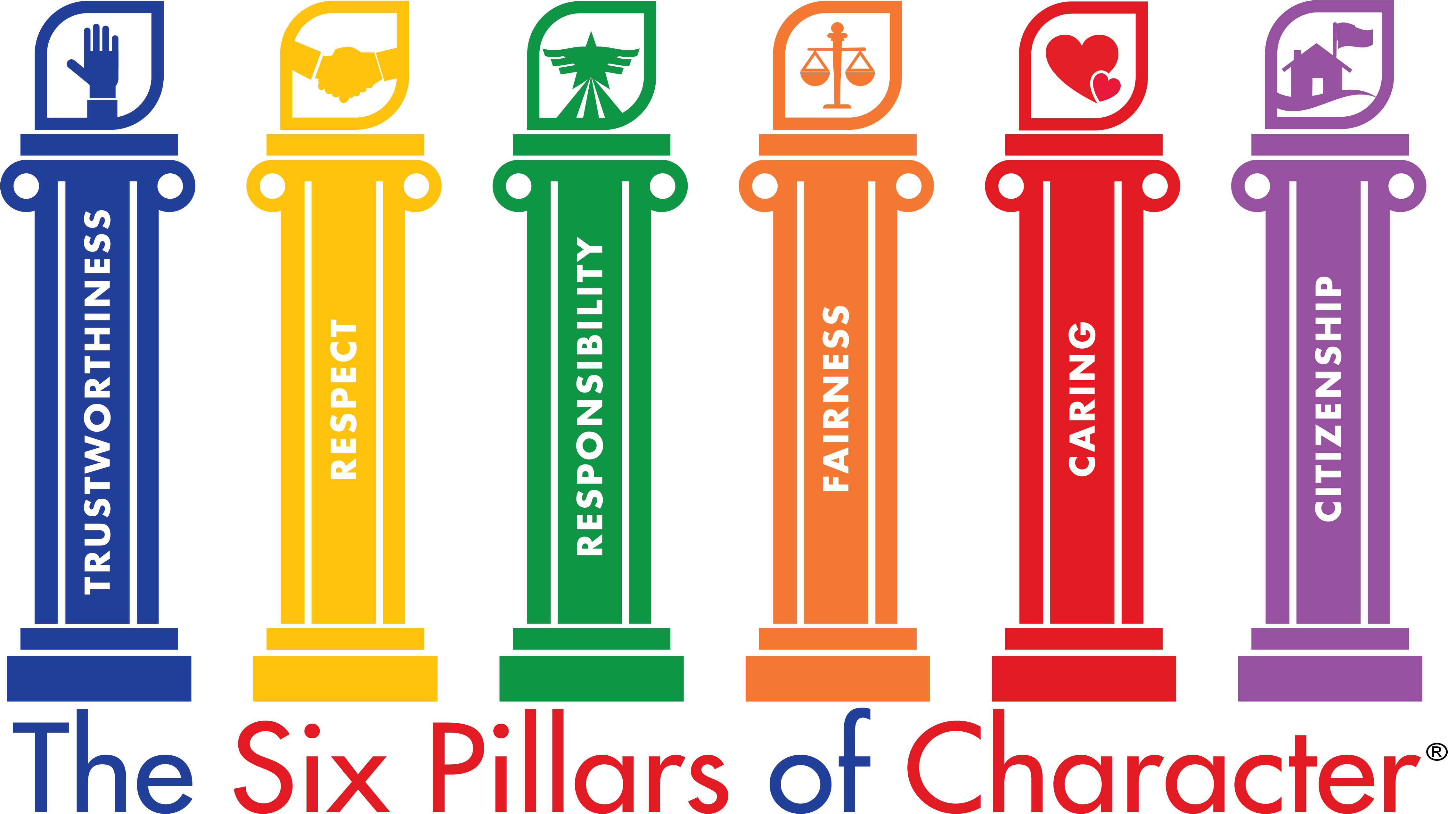 Character Counts Poster Set 2018 Edition Character Counts Pillars Hot