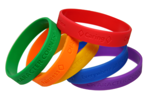 Character Counts Wristbands