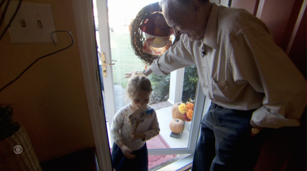 Compassion - Little girl gives 82-year-old widower new lease on life