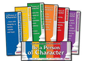 Be a Person of Character Banner